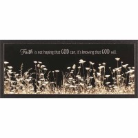 2pk -Plaque Stack Faith Is Mdf 21x9 - (Pack of 2)