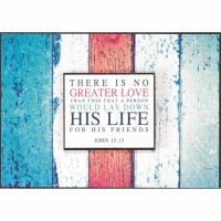 Plaque Stack No Greater Love Jn 15:13 Mdf