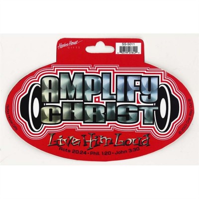 Amplify Christ Large Auto Sticker Pack Of 6 - 603799078429 - SS-5011