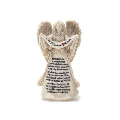 Angel Figurine Resin 6 Inch Reunion Heart Pack of 2 - 603799550949 - ANGR-317