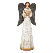 Angel Resin 8 Inch Dove Figurine (Pack of 2)