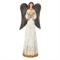 2pk -Angel Resin 8 Inch Dove Figurine (Pack of 2)