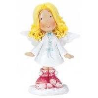 Angel Resin Blonde On Cloud Figurine (Pack of 3)