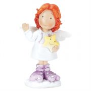 Angel Resin Redhead On Cloud Figurine (Pack of 3)