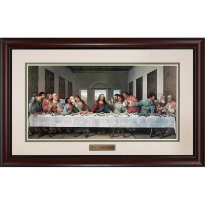 Art Frame Cherry Last Supper Remembrance Of Me. Luke 22:19 - 603799220057 - 2200644