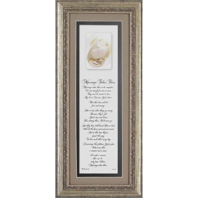 Art Marriage Takes Three Silver Finish Frame - 603799307826 - 80AS-616-704