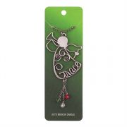 Automobile Mirror Dangle Shine Chime Angel W/ Grace (Pack of 3)