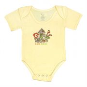 Baby Shirt-3-6 Months Yellow- Big & Small, God Made Us All 2pk