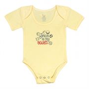 Baby Shirt-6-12 Months Yellow-Jesus is My Coach (Pack of 2)