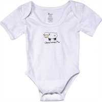 2pk -Baby Shirt-6-12-White Lamb- Jesus Loves Me (Pack of 2)