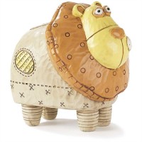 2pk -Bank Resin 5 In Noah's Ark Lion (Pack of 2)