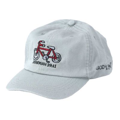 Baseball Cap Bicycle-Life is a Journey Jer.29:11, Gray (Pack of 2) - 603799004206 - CAP-3