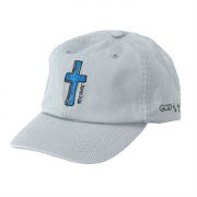 Baseball Cap Cross-John 3:16 Gray (Pack of 2)