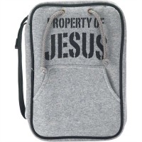 Bible case Medium Jersey Grey Jesus Bible case Medium Jersey Grey Jesus