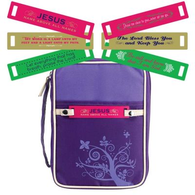Bible case Medium Purple Accommodates book up to 5.25x8.5in. - 603799392204 - BCK-130