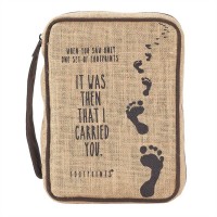 Bible Cover Thinline Footprints
