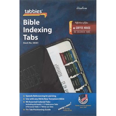 Bible Tabs Paper Coffee House Pack of 10 -  - BA-58361