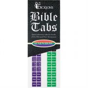 Bible Tabs Rainbow Old/New Testaments Pack of 10