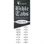 Bible Tabs Silver Old/New Testaments Pack of 10
