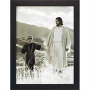 Black Framed Art Christ's Love 14 1/4 x 18 1/4 inch Height