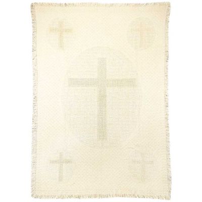 Blanket Cotton Cross 48x68 - 603799191760 - FAB-702