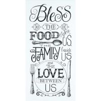 Bless The Food Before Us By Deb Strain Wall Plaque