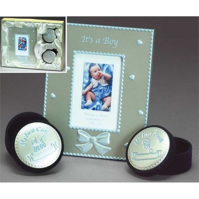 Blue/3 Pc Set 2x3in. Boy Photo/Open Frame (Pack of 2) - 603799254113 - PF-754