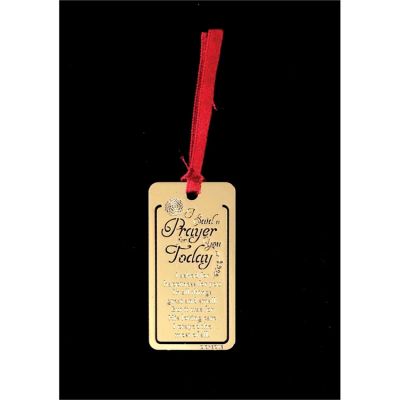Bookmark 18k Brass I Said A Prayer For You Today Pack of 12 - 603799385039 - BKM-7556