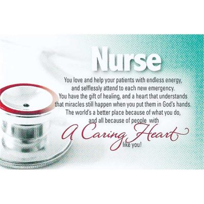 Bookmark Itty Bitty Blessings Nurse A Caring Heart 24 Pk - 603799104432 - IBB-27