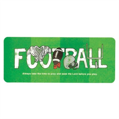 Bookmark Paper Football Always Pray Pack of 12 - 603799562409 - BKM-BC8