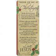 Bookmark Paper/Laminated 2.5 X 7 Christmas Pack of 12