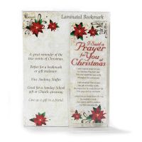 Bookmark Paper/Laminated 2.5 X 7, I Said A Prayer At Christmas 50pk