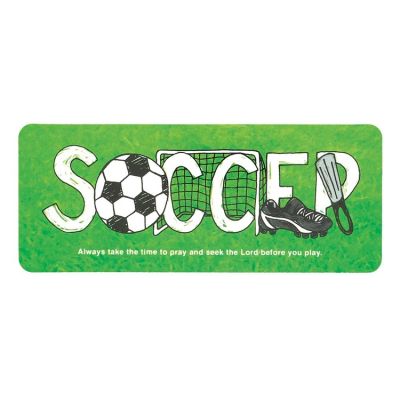 Bookmark Paper Soccer Always Pray Pack of 12 - 603799562386 - BKM-BC6