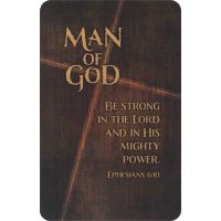 Bookmark Pocket Card Be Strong In The Lord Pack of 12