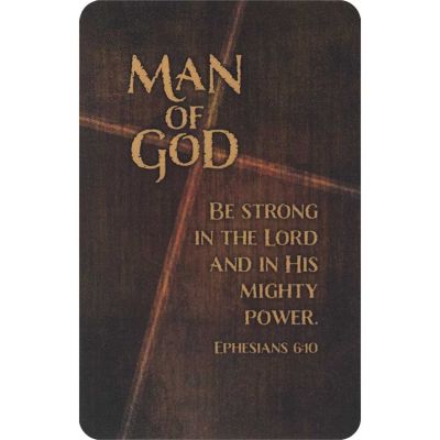 Bookmark Pocket Card Be Strong In The Lord Pack of 12 - 603799543439 - BKM-9857