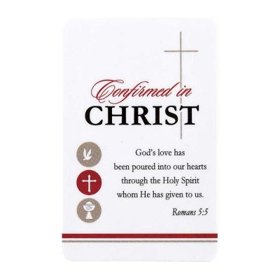 Bookmark Pocket Card Confirmed In Christ Pack of 12 - 603799547109 - BKM-9845