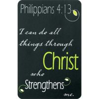 Bookmark Pocket Card I Can Do All Things Through Christ Pack of 12