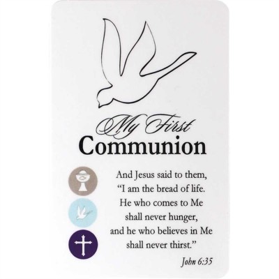 Bookmark Pocket Card My First Communion Pack of 12 - 603799541718 - BKM-9846 Bookmark Pocket Card My First Communion Pack of 12 - 603799541718 - BKM-9846