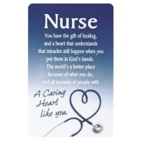 Bookmark Pocket Card Nurse A Caring (Pack of 12)