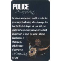 Bookmark Pocket Card Police Officer Pack of 12