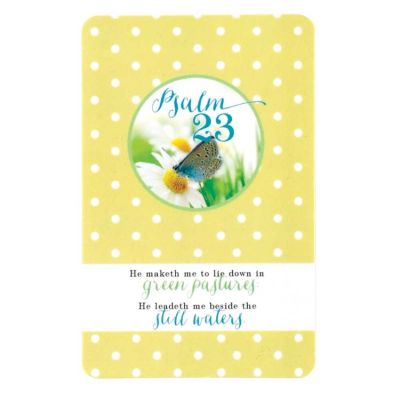 Bookmark Pocket Card Psalm 23 Pack of 12 - 603799573917 - BKM-9913