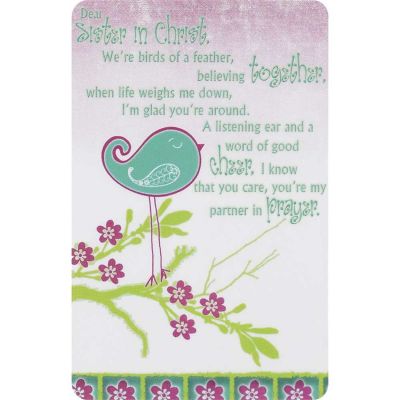 Bookmark Pocket Card Sisters In Christ Pack of 12 - 603799505659 - BKM-9757