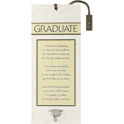 Bookmark Silver Mortar/Tassel Graduate Pack of 6 - 603799513722 - BKMT-9000