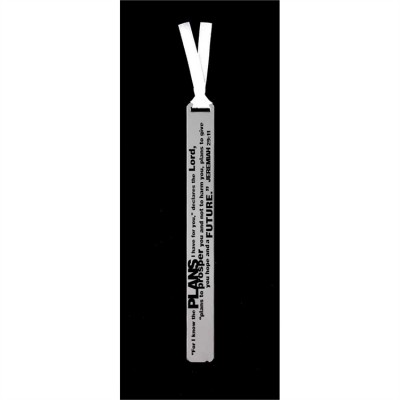 Bookmark Silver Rule For I Know The Plans Jeremiah 29:11, 6pk - 603799385268 - BKM-2558