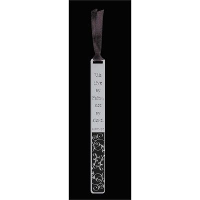 Bookmark Silver Rule We Live By Faith Pack of 6 - 603799316880 - BKM-2543