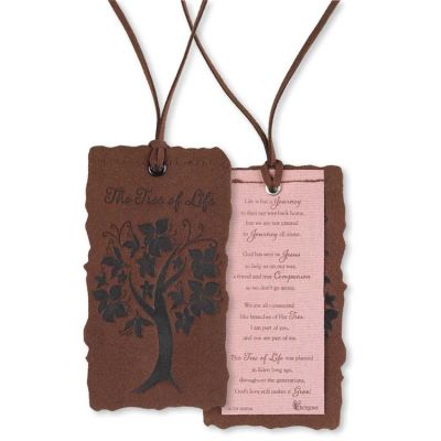 Bookmark Suede Tree of Life Pack of 6 - 603799494311 - BKMS-1008