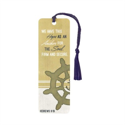 Bookmark Tassel Anchor Your Faith, 1 Corinthians 13:13, 12pk - 603799562935 - BKM-1909