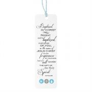 Bookmark Tassel Baptized In Christ Acts 2:38, Pack of 12