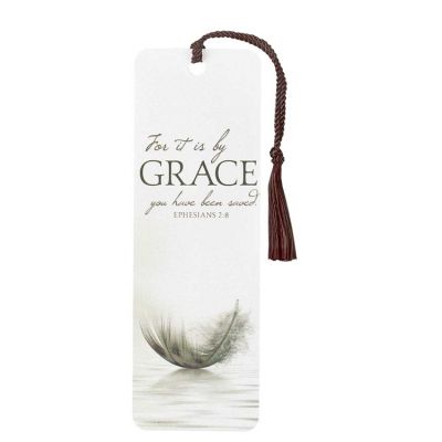 Bookmark Tassel By Grace You Have Been Saved, Ephesians 2:8 12pk - 603799543385 - BKM-1855