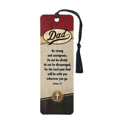 Bookmark Tassel Dad Be Strong/Courageous Pack of 12 - 603799570893 - BKM-1911